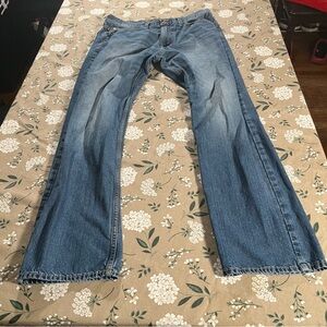 American Eagle Relaxed Straight Jeans Men’s 34x34 Blue Y2K Preppy